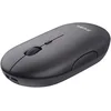 Image de Trust Puck Souris sans Fil Rechargeable, Bluetooth ou 2,4 GHz avec Mini Récepteur USB, Bouton PPP, Ergonomique, Souris Plate Silencieuse pour Ordinateur Portable/PC/Mac/Macbook/Chromebook/iPad - Noir
