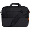 Image de Trust Lisboa Sacoche Homme pour Ordinateur Portable 16 Pouces, Sac Bandoulière avec Sangle pour Chariot, Plastique Recyclé, Housse Voyage PC Femme Collège Loisir Affaire Travail - Noir