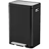 Image de EKO X-Cube recycling Poubelle à pédale 20 + 20 l VB 936840 Noir mat