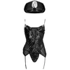 Image de S-Line Costume de Policière sexy POLICE S/M Noir