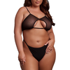 Image de Amour by Le Desir Soutien-Gorge Transparent Grande Taille BRAVIA Noir