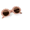 Image de Little Dutch 125780 Lunettes de soleil rondes pour enfant Motif coquillage Vieux rose, Rose