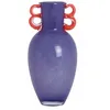 Image de Present Time [DL] Vase Fiesta Glass Large Bright Purple, Orange Handles