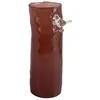 Image de Present Time Vase Bird On Branch - Ocre Rouge - 9.5x9.5x27cm - Rond - Verre - Vase à Fleurs - Décoration Intérieure - Fête des Mères - Cadeau Fête des Mères - Cadeau Fête des Mères - Idée Cadeau Fête