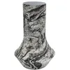 Image de Present Time Vase en marbre mosaïque - Blanc - 20 x 20 x 31 cm - Rond - En métal - Vase à fleurs - Décoration d'intérieur - Fête des mères - Cadeau de fête des mères - Cadeau de fête des mères - Idée