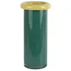 Image de Present Time Vase Plegado L - Vert - 12.2x12.2x27.5cm - Rond - Verre - Vase à fleurs - Décoration d'intérieur - Fête des mères - Cadeau de fête des mères - Cadeau de fête des mères - Idée cadeau de