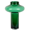 Image de Present Time Vase Asombroso - Vert - 25x20x37cm - Rond - Verre - Vase à fleurs - Décoration d'intérieur - Fête des mères - Cadeau de fête des mères - Cadeau de fête des mères - Idée cadeau de fête des