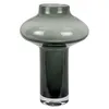 Image de Present Time Vase Asombroso - Gris - 25x20x37cm - Rond - Verre - Vase à fleurs - Décoration d'intérieur - Fête des mères - Cadeau de fête des mères - Cadeau de fête des mères - Idée cadeau de fête des