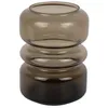 Image de Present Time Vase Maravillo - Marron - 14.5x14.5x20cm - Rond - Verre - Vase à fleurs - Décoration d'intérieur - Fête des mères - Cadeau de fête des mères - Cadeau de fête des mères - Idée cadeau de