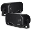 Image de Caliber Haut Parleur de Voiture - 2X Enceinte Voiture - FM - SD - USB - AUX - Puissance Maximale 120W - 80W RMS - Matériel de Montage Inclus - Noir - 185 x 98 x 115 mm
