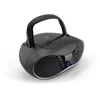 Image de Caliber Portable Radio CD Player - Bluetooth - Dab + AM FM AUX - Affichage LED - Réalisateur d'alarme - Radio Enfant - Batterie - HBC434DAB-BT - Jack de 3,5 mm - Noir - 390 x 220 x 130 mm