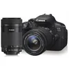 Image de Reflex Canon EOS 700D Noir + Objectif EF-S 18-55 mm f/3.5-5.6 IS STM + Objectif EF-S 55-250 mm f/4-5.6 IS II en occasion ou reconditionné