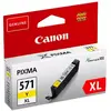 Image de Cartouche d'encre CANON Originale CLI-571 XL Jaune (Yellow) Haute Capacité - 0390C001