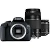 Image de Appareil Photo Reflex Canon EOS 2000D + Objectif EF-S 18-55 mm f/3.5-5.6 IS II + Objectif EF 75-300 mm f/4-5.6 III + Sac SB130 + Carte mémoire SD 16 Go en occasion ou reconditionné