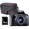 Image de Canon EOS 2000D 18-55 DC + SB130 + 16GB Kit d'appareil-Photo SLR 24,1 MP CMOS 6000 x 4000 Pixels Noir