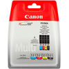 Image de Pack de cartouches d'encre d'origine noir + 3 couleurs CLI-551 CANON