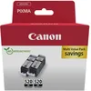 Image de Canon PGI-520 Twin Pack de 2 Cartouches (2X Noir) Certifié (Carton Recyclable 2024)