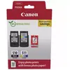 Image de Canon - Cartouche D'encre  Pack De 2 Originales Pg-510/Cl-511 (Noir + 3 Couleurs) - 2933b010