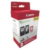 Image de Pack de 2 Cartouches d'encre Canon Pixma PG540 et CL541 Noir et Couleur + 50 feuilles papier photo en occasion ou reconditionné