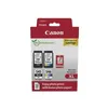 Image de Pack de 2 cartouches dencre + pack papiers photo - CANON - PG-545XL Noir + CL-546XL Couleur - Haut rendement