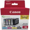 Image de Cartouche d'encre CANON Pack Multipack 4 Originales PGI-1500 XL (Noir + 3 Couleurs) - 9218B004