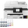 Image de Canon MAXIFY GX2050 Imprimante A4 Couleur pour la Maison et Le Bureau, Imprimante, Copieur, Scanner et Télécopieur Jet d'encre MegaTank Tout-en-Un, Wi-FI, Ethernet, USB | Comprend 6 bouteilles d'encre