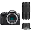 Image de Canon EOS R100 Appareil Photo avec Objectif RF-S 18-45mm + RF 75-300mm Kit Double Zoom, Appareil Photo Hybride APS-C, Autofocus CMOS Dual Pixel, Vidéo 4K, Prise de Vue en Continu Jusqu’à 6,5 IPS