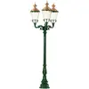 Image de K.S. Verlichting Lampadaire Paris vert à trois lampes
