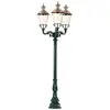 Image de K.S. Verlichting Lampadaire d'extérieur Parijs à 3 lampes, noir