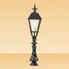 Image de K.S. Verlichting Bornes lumineuses Brighton, noire, hauteur 95 cm, métal, IP44