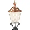 Image de K.S. Verlichting Borne lumineuse K3B avec couvercle en cuivre, noir