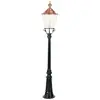 Image de K.S. Verlichting Lampadaire d'extérieur Flores, noir