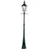 Image de K.S. Verlichting Lampadaire d'extérieur Manchester à 1 lampe noir
