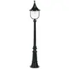 Image de K.S. Verlichting Lampadaire d'extérieur Brescia, 148 cm, noir