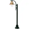 Image de K.S. Verlichting Lampadaire d'extérieur Toscane à 1 lampe. 150 cm, vert
