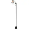 Image de K.S. Verlichting 1 lampe sur mât Toscane 240 cm, noir