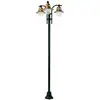 Image de K.S. Verlichting lampadaire d'extérieur Toscane à 3 lampes, vert
