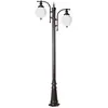 Image de K.S. Verlichting Lampadaire d'extérieur Madeira à 2 lampes anthracite