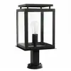 Image de K.S. Verlichting Luminaire pour socle de Vecht, noir, IP44
