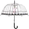 Image de Le Monde du Parapluie - Parapluie cloche solide imprimé cage oiseaux transparent OS