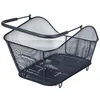 Image de Basil Icon M Panier de vélo Multi-système - 26 l - Noir - avec Fond Multi NX - Compatible avec Tous Les systèmes de Porte-Bagages Courants - Idéal pour Les Courses et Le Quotidien