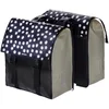 Image de Basil Urban Load Double Sac Unisexe - Adulte, Noir/Blanc, 41 x 18 x 46 cm