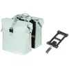 Image de Basil Double Bicycle Bag Soho MIK Lumière boréale Vert Pastel 41 l