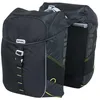 Image de Basil Miles MIK Sac Double étanche avec système MIK verrouillable 34 l Noir/Citron Vert Idéal pour Les randonnées à vélo et Les trajets