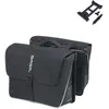 Image de Basil Forte MIK Sacoche Double Noir 35 l Imperméable avec Plaque d'adaptation MIK verrouillable Idéal pour Les Courses et Les trajets