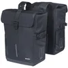 Image de Basil Move Double Sacoche, 30 l, Noir, imperméable, en Polyester recyclé, Compatible avec MIK et Racktime