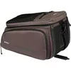 Image de Basil Move MIK Sacoche de Porte-Bagages 10-26 l, Marron, imperméable, Durable en Polyester recyclé, avec Plaque d'adaptation MIK verrouillable