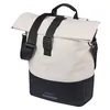 Image de Basil Cove - Sacoche de vélo pour Porte-Bagages - Étanche 14-16 l - Réfléchissante - en matériau recyclé - Compatible MIK - 29 x 14,5 x 36 cm - Noir/Blanc