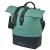 Image de Basil Cove - Sacoche de vélo pour Porte-Bagages - Étanche 14-16 l - Réfléchissante - en matériau recyclé - Compatible MIK - 29 x 14,5 x 36 cm - Vert/Blanc