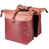 Image de Basil Vive Porte-Bagages de vélo étanche 15-20 L avec Compartiment pour Ordinateur Portable réfléchissant en matériau recyclé Crochets MIK Rouge/Noir 29 x 11 x 34 cm